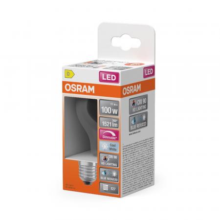 OSRAM E27 LED SUPERSTAR PLUS Leuchtmittel HD LIGHTING klar dimmbar 11W wie 100W neutralweißes Licht & hohe Farbwiedergabe